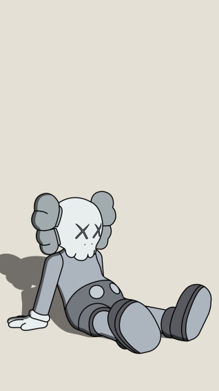 Kaws Holiday Wallpaper 4k Alone Sad Mood
