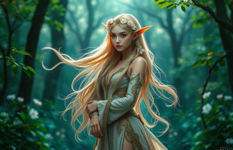 Female Elf Wallpaper
