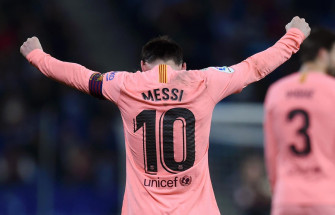 Espanyol Barcelona Lionel Messi Nets Stunning Kick