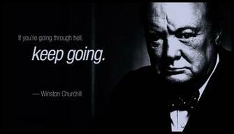 Colorized Gotham Winston Churchill Quote HD Wallpaper