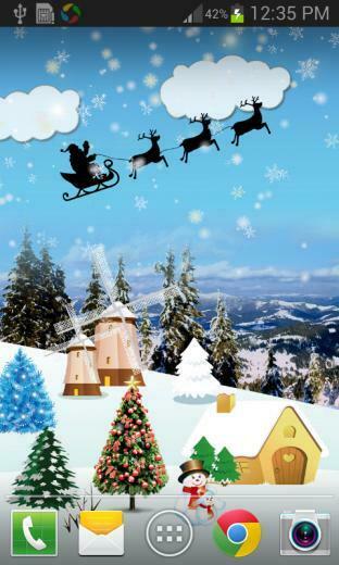 Christmas Live Wallpaper Android Apps On Google Play
