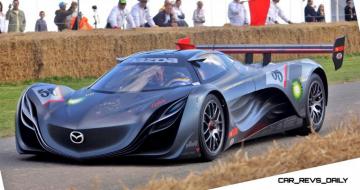 Concept Flashback Mazda Furai Is 450hp Rotary Lmp2 Car That