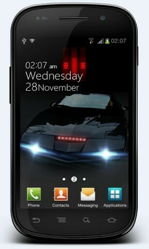 Knight Rider Live Wallpaper App For Android