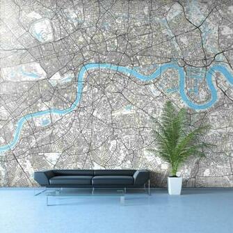 Acrylic Photo Prints Wallpaper Murals Street Map Custom