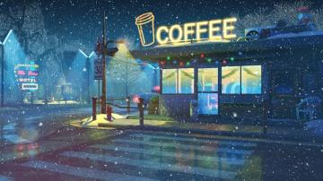 Wallpaper 4k Lo Fi Cafe
