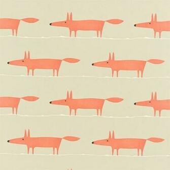 Scion Mr Fox Wallpaper From John Lewis Bathroom