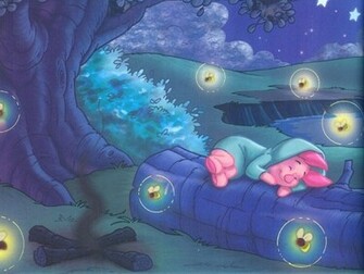 Piglet Nightlights Wallpaper Winnie The Pooh