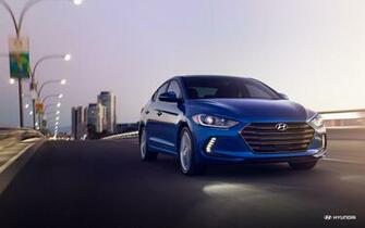 Hyundai Elantra HD Wallpaper Blue