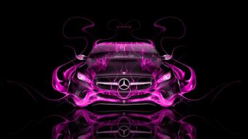 Mercedes Benz F800 Front Fire Abstract Car El Tony