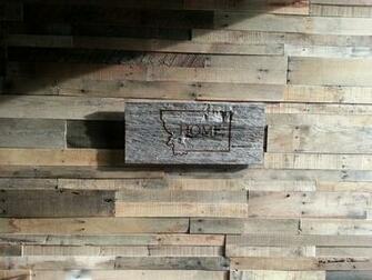 Recycled Pallet And Reclaimed Wood Paneling Rustic Wallpaper