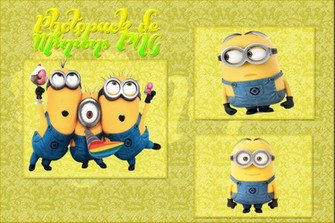 Happy BirtHDay Minions Photopack De Png