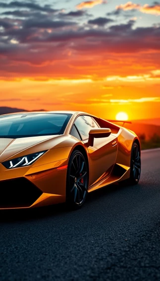 Gold Lamborghini Wallpaper