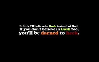 Heck Atheism Wallpaper