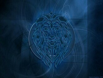 Blue Tribal Wallpaper The