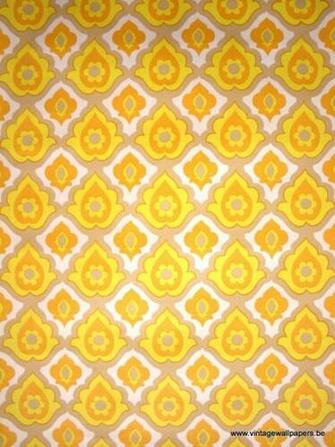 Original Vintage Retro Wallpaper From The 70s