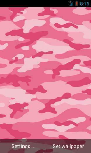 Pink Camo Live Wallpaper Android Apps On Google Play