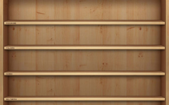Applications Wooden Bookshelf Background For Desktop