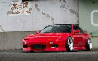Nissan 180sx Modified Red Cars Coupe Desktop