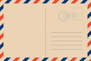 Postcard Background Illustration Background Design