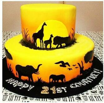 Best Image About Lion King Cakes Green