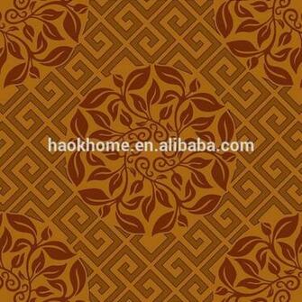 Metallic Vinyl Wallpaper For Home Hotel Decoration Chinese Traditional