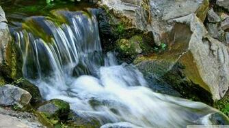 Mountain Waterfall Wallpaper