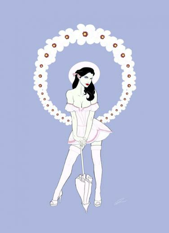 Southern Belle Pin Up By Thezakon
