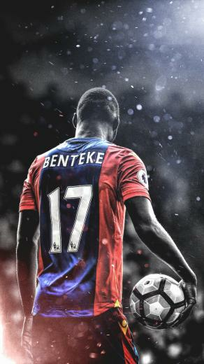 Footy Wallpaper On Christian Benteke iPhone