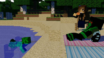 Novaskin Minecraft Wallpaper Beach By Ramrod1000