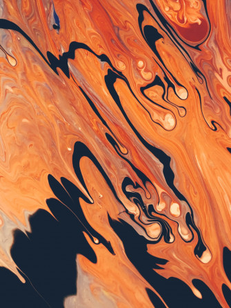 The Perfect Blend Of Orange And Peach With A Touch Wallpaper