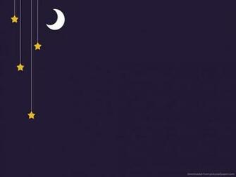 Moon And Stars Wallpaper Minimal For