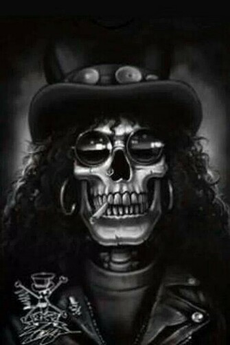 Slash Skull Grim Reaper Skulls Cellphone Cartoon Wallpaper