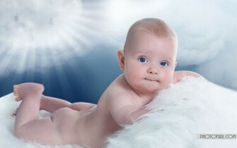 Innocent Smiling Beautiful And Naughty Babies Wallpaper Computers