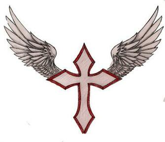 Cross With Wings Wallpaper And By Swkshaggy
