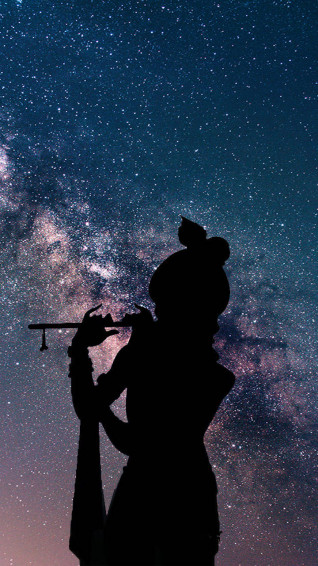 Krishna iPhone Wallpaper