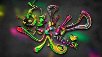 Wallpaper Tony Kokhan Deep House Music Words Dj Multicolors