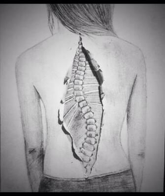 Scoliosis Tattoo Image In Collection