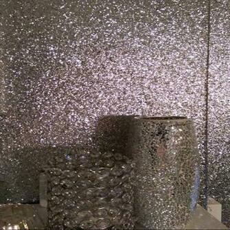 26m Lot Reflective Grade Chunky Glitter Wallpaper Modern