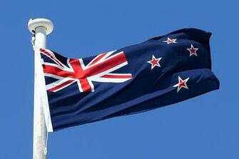 Newzealand National Flag Waving In Wind HD Wallpaper