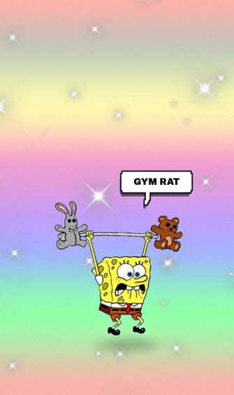 Wallpaper Bob Esponja Fitness Memes