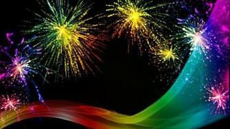 Happy New Year Fireworks Wallpaper
