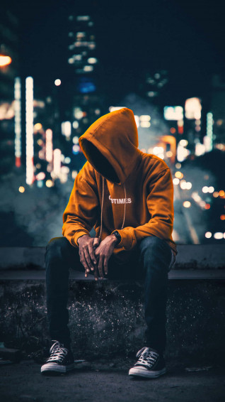 Sad Boy Background Wallpaper