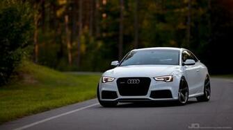 Audi Rs5 White Wallpaper