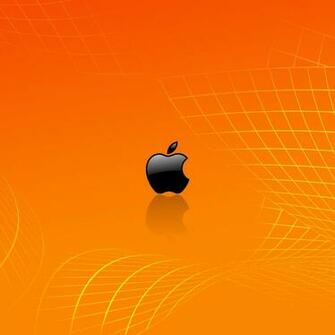 Wallpaper HD iPhone Orange Apple iPad