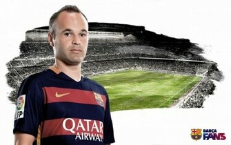 Andres Iniesta Fc Barcelona Wallpaper