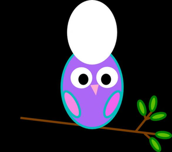 Purple Owl Clip Art At Clker Vector Online Royalty