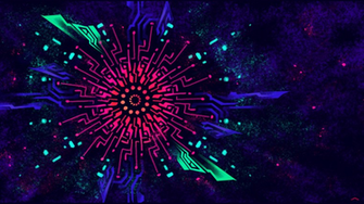 Beautiful Black Light Colorful Wallpaper High