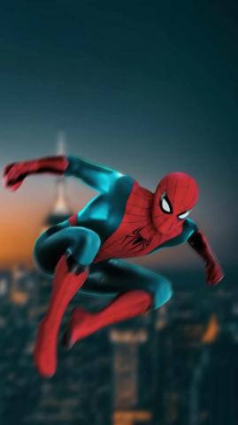 Spiderman New Suit iPhone Wallpaper