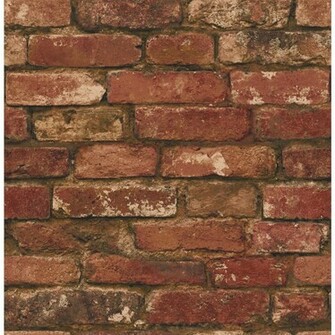 Wilko Fine Decor Rustic Brick Wallpaper Red Fd31285 Invt