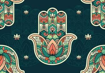 Hamsa Wallpaper Top Background